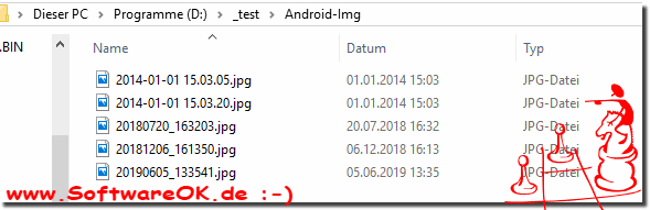 Date Name zur Dateizeit umwandeln vom Android Smartphone!