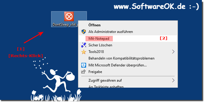 Jede Datei mit Notepad ffnen aus dem Datei Explorer!