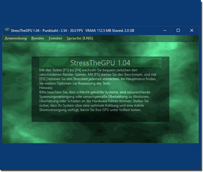 Stress-Test fr Grafikkarten auf Windows!