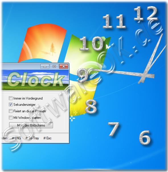 Eine Desktop-Uhr die auch fr Windows 7 bzw. Windows-8 geeignet ist