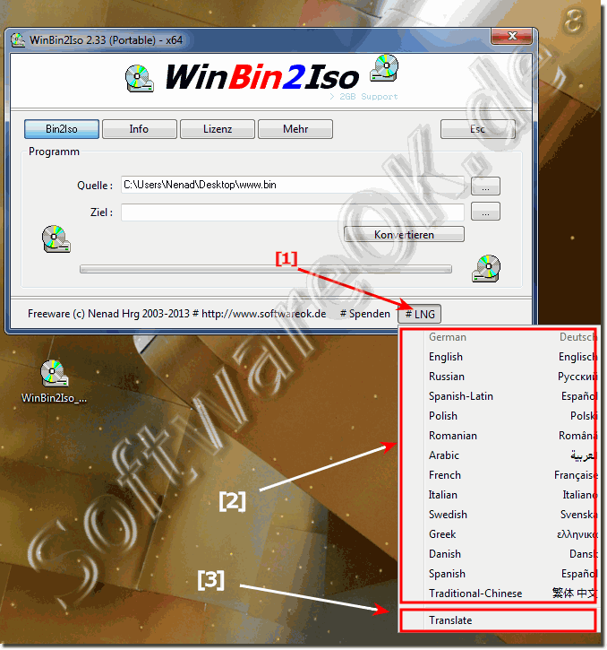 WinBin2Iso 6.21 instal the last version for android