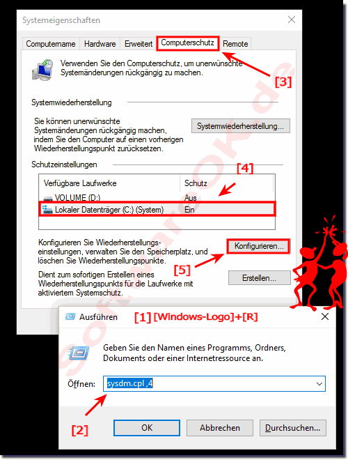 Windows-10-Computerschutz-Systemnderungen rckgngig!