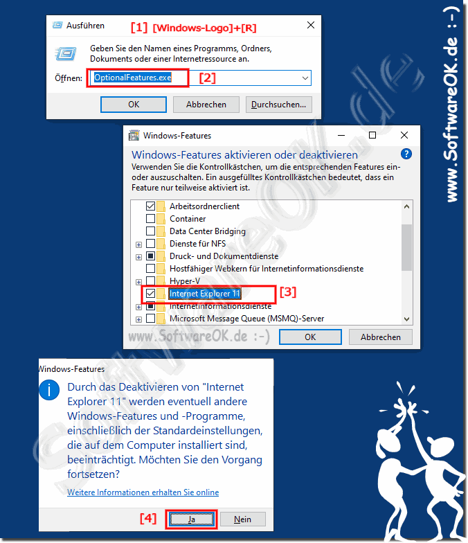 Internet Explorer 11 Windows 10 Aktivieren Deaktivieren Deinstallieren