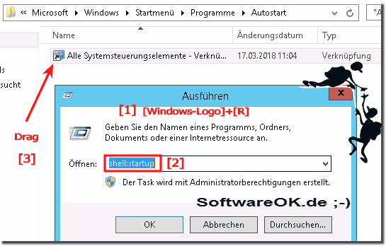 Windows 10 Systemsteuerung im Autostart!