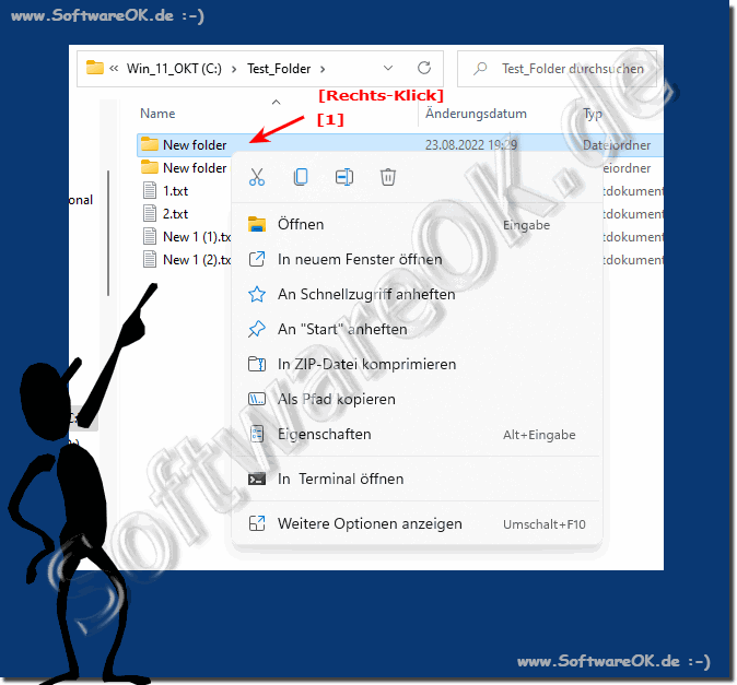 Neues Kontextmen in Windows 11 verwenden!