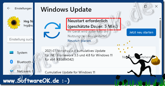 Wie lange dauert das kumulatives Update fr Windows 11!