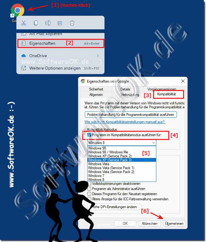 Windows XP Programme unter Windows 11 ausfhren!