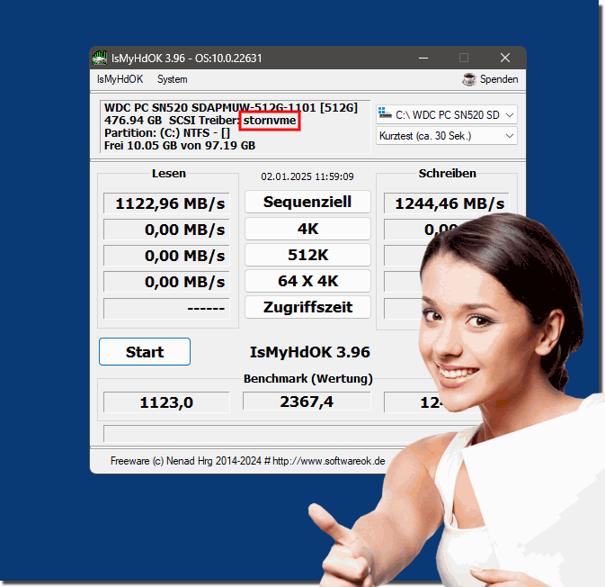 Hard drive SSD SATA or NVMe driver and Speed?