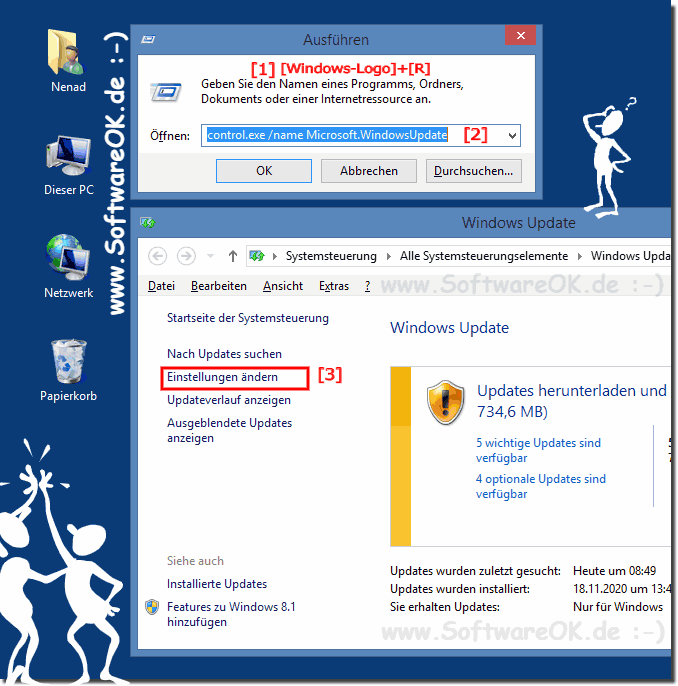 Automatische Updates bei Windows-8