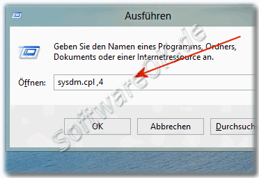 Befehl zum ffnen vom Computerschutz in Windows-8