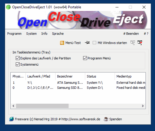 OpenCloseDriveEject 3.21 instal the last version for android
