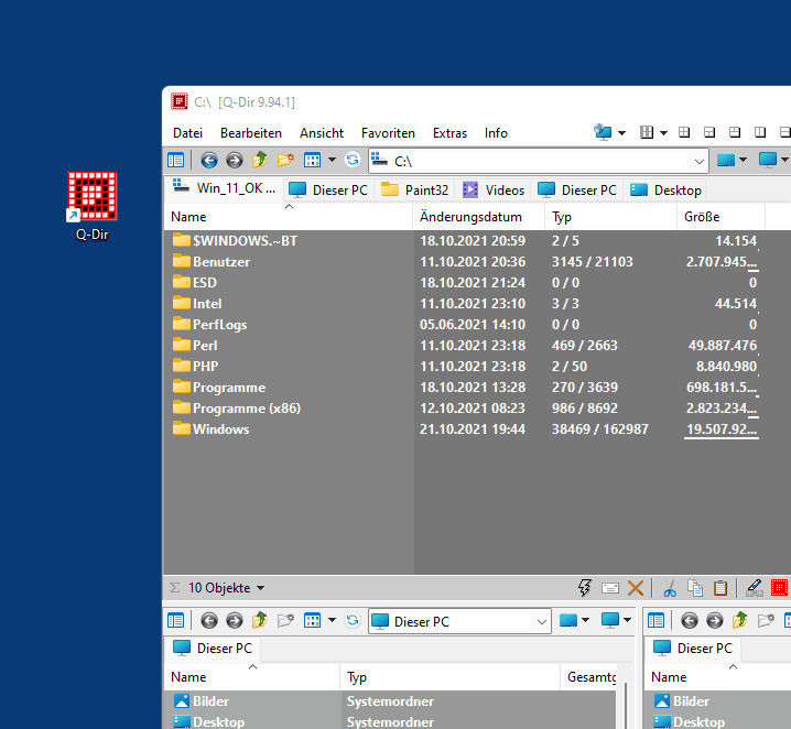 Der Quad Datei Explorer fr Windows 11 und 10!