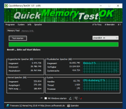QuickMemoryTestOK 1 Der Dark Net Mode Speicher Test 