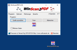 Einscannen und als PDF-Dokument speichern.